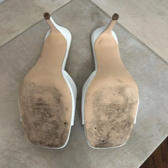 Cushionaire Evie One Band Dress Heel White 6.5M - Picture 7 of 8